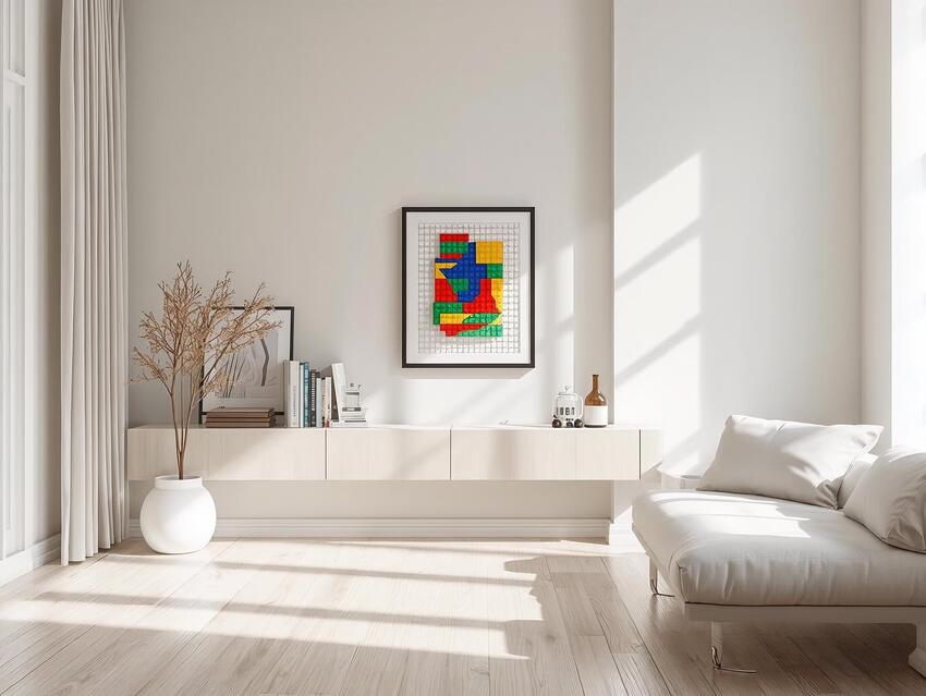 Decoración estilo legos