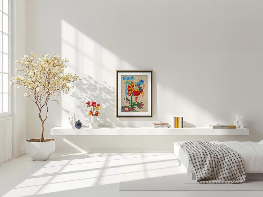 Decoración estilo legos