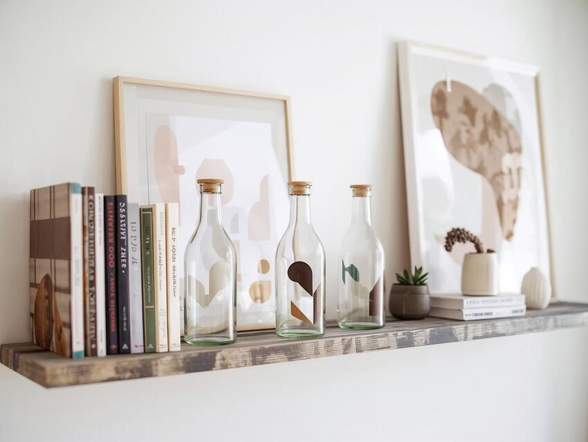 Botellas decorativas