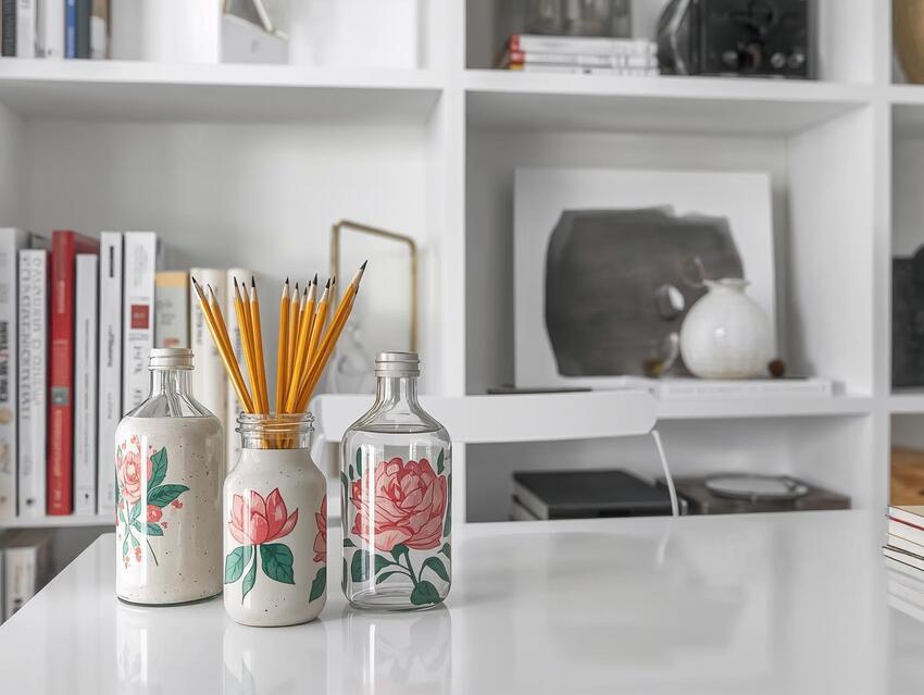 Botellas decorativas