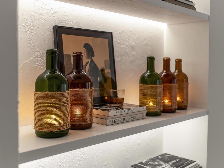 Botellas decorativas