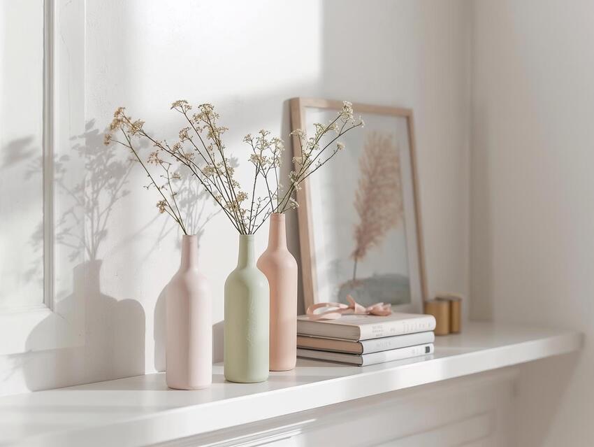 Botellas decorativas