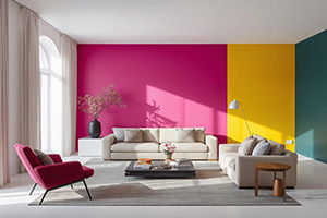 Decoración colorida