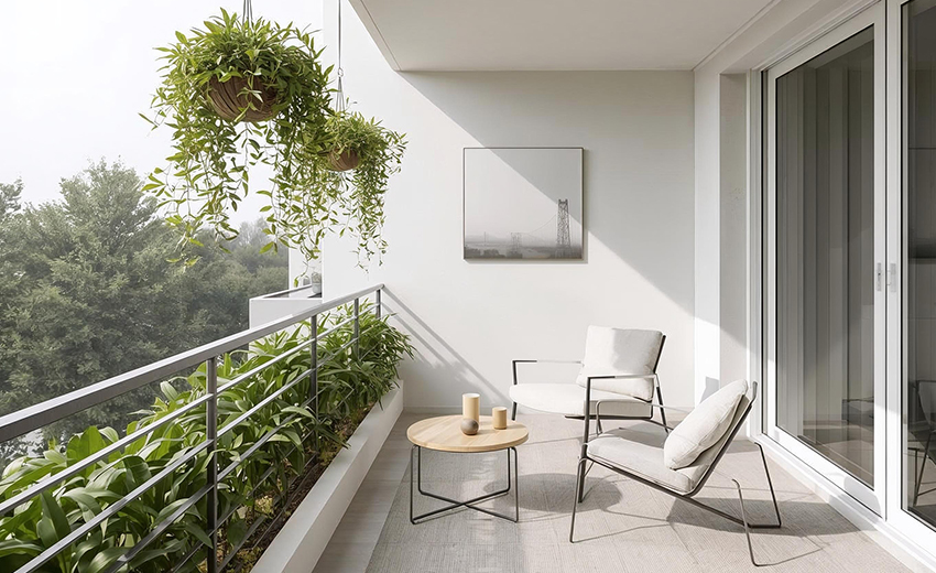 Decoración de terraza y balcón