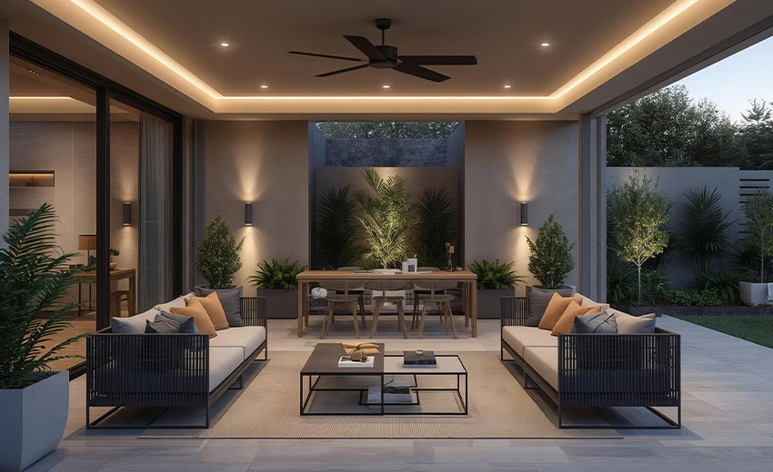 Decoración de terraza y balcón