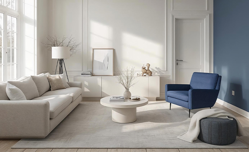 Decoración azul classic