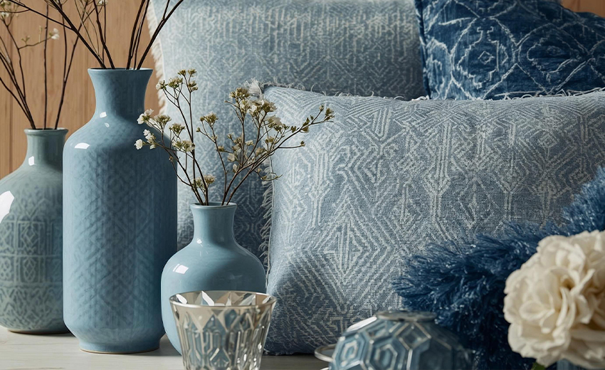 Decoración azul classic