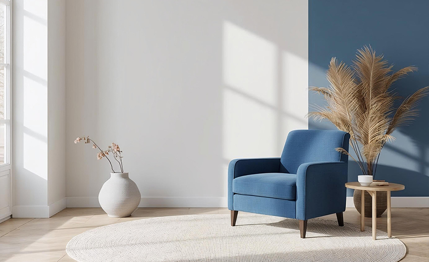 Decoración azul classic