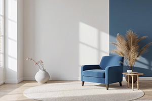 Decoración azul classic