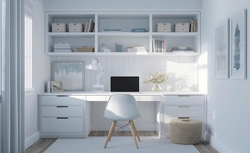 Decoración azul para niña