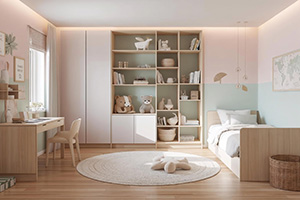 Decoración Rosa Claro y Menta Acqua