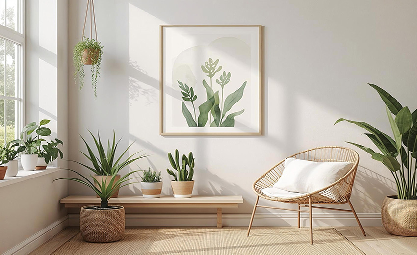 Decoración con plantas