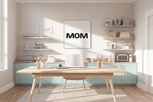 Decoración femenina para mamá