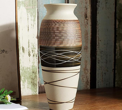 florero grande rustico