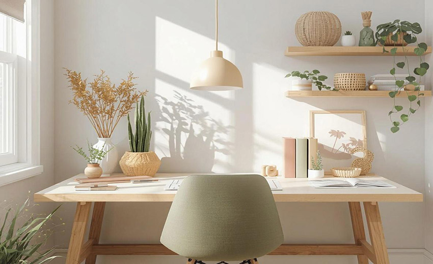 decoración con plantas verdes