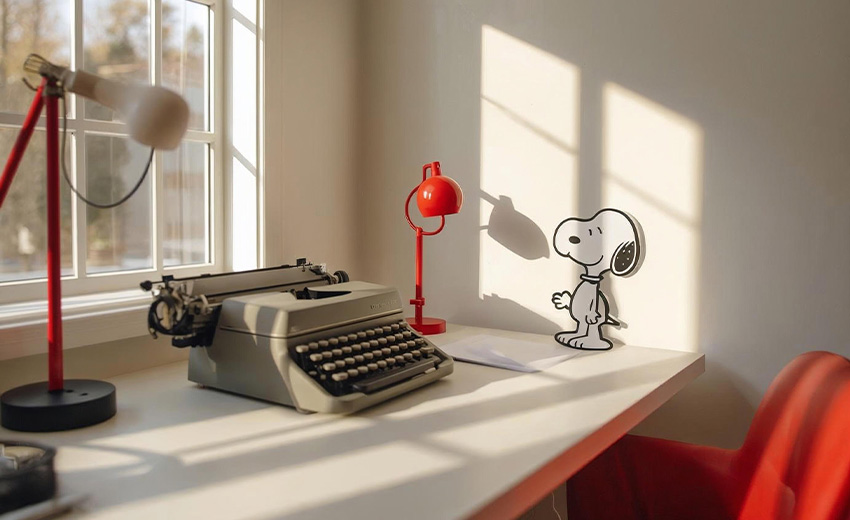 Decoración con Snoopy