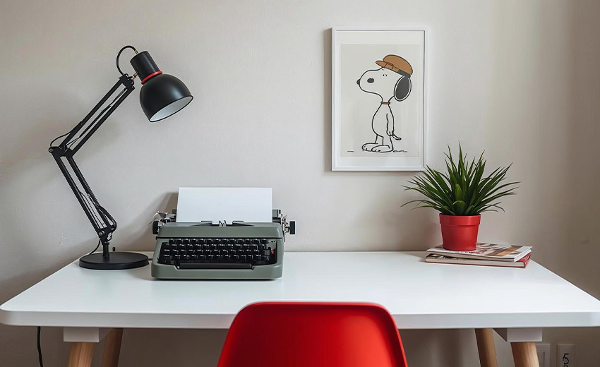 Decoración con Snoopy