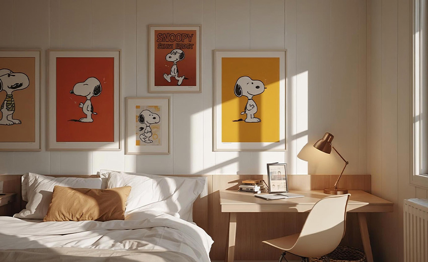 Decoración con Snoopy