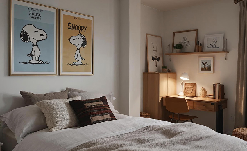 Decoración con Snoopy