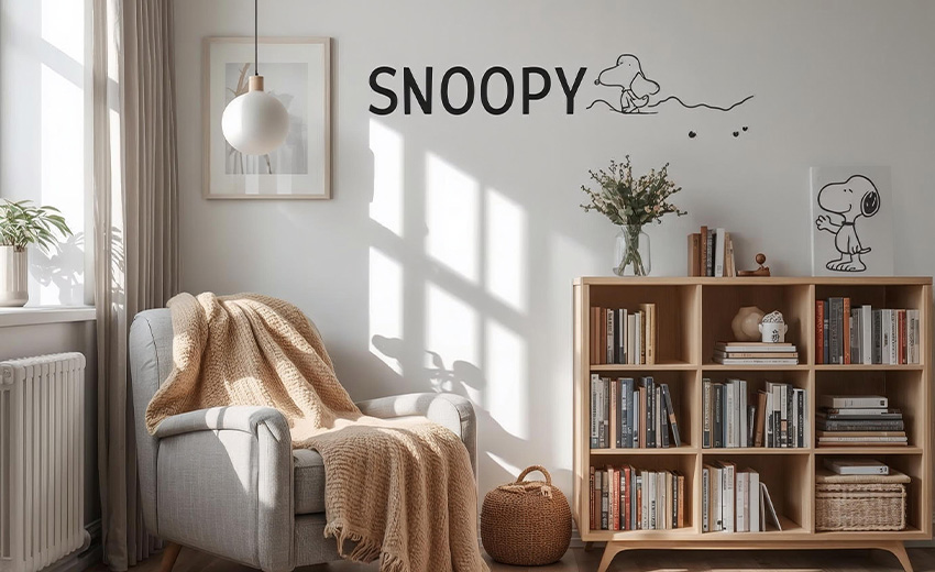 Decoración con Snoopy