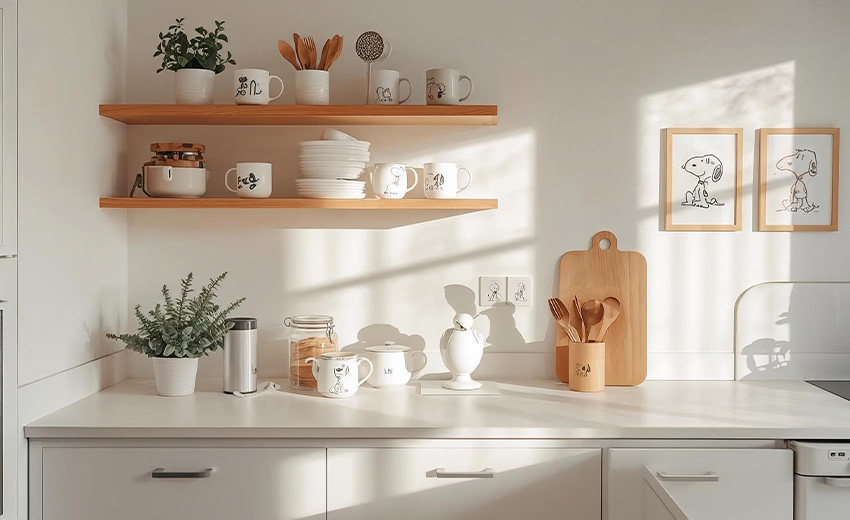 Decoración con Snoopy