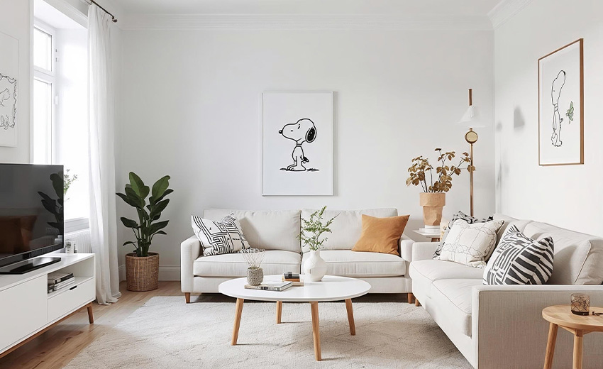 Decoración con Snoopy