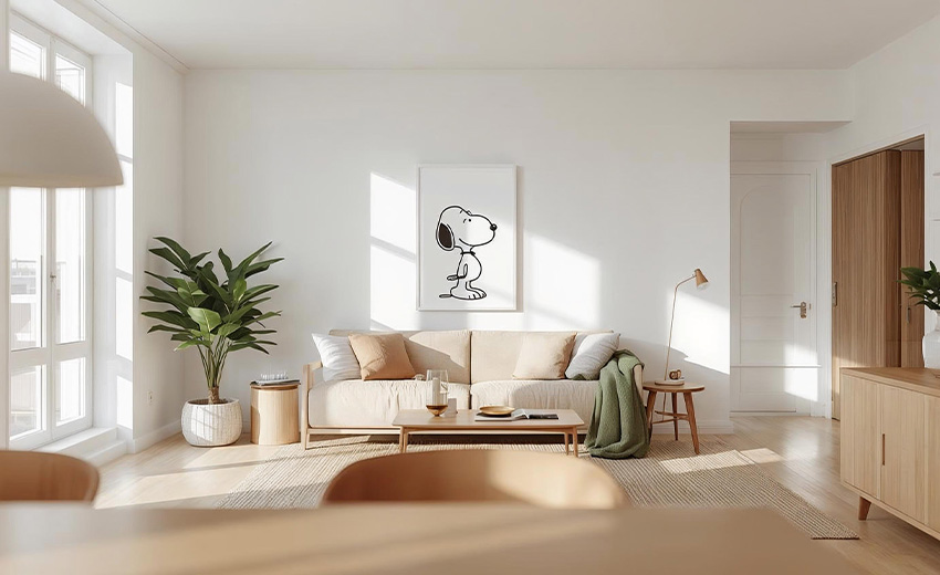 Decoración con Snoopy