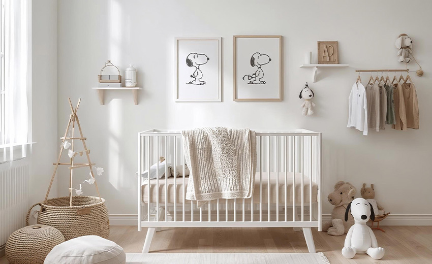 Decoración con Snoopy