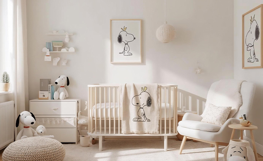 Decoración con Snoopy