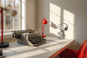 Decoración con Snoopy
